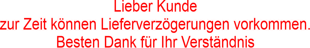 Lieferzeiten