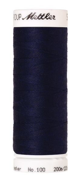 Mettler Seralon 200 m Nähfaden Dark Indigo Farbnummer 0016 aus 100 % Polyester