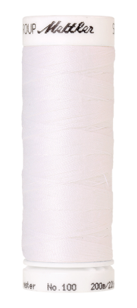 Mettler Seralon 200 m Nähfaden Schwarz Farbnummer 2000 aus 100 % Polyester