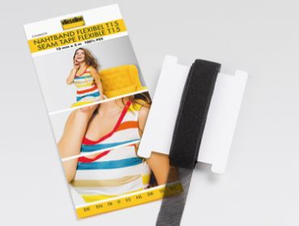 Vlieseline Flkexibles Nahtband-Schwarz